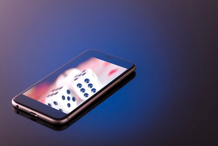 Antarmuka aplikasi mobile gilalotto menampilkan pasar taruhan olahraga dan meja live dealer